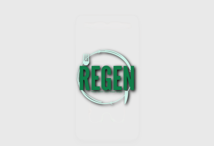 REGEN app animated logo reveal